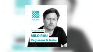 Regisseur Milo Rau ist zu Gast im fadegrad-Podcast.