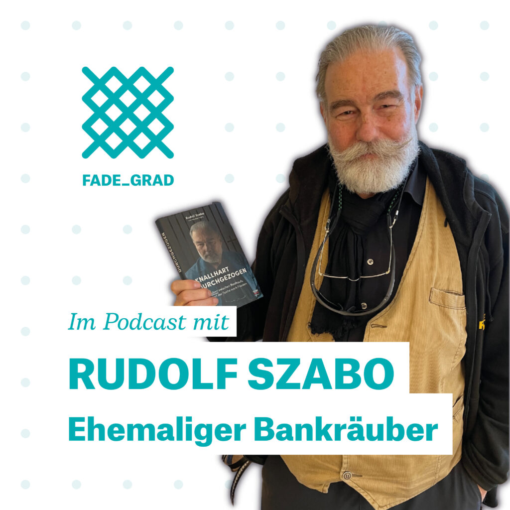 Der ehemalige Bankräuber Rudolf Szabo spricht im Fadegrad-Podcast über seine Überfälle, seine Zeit im Gefängnis und seine Suche nach Vergebung.
