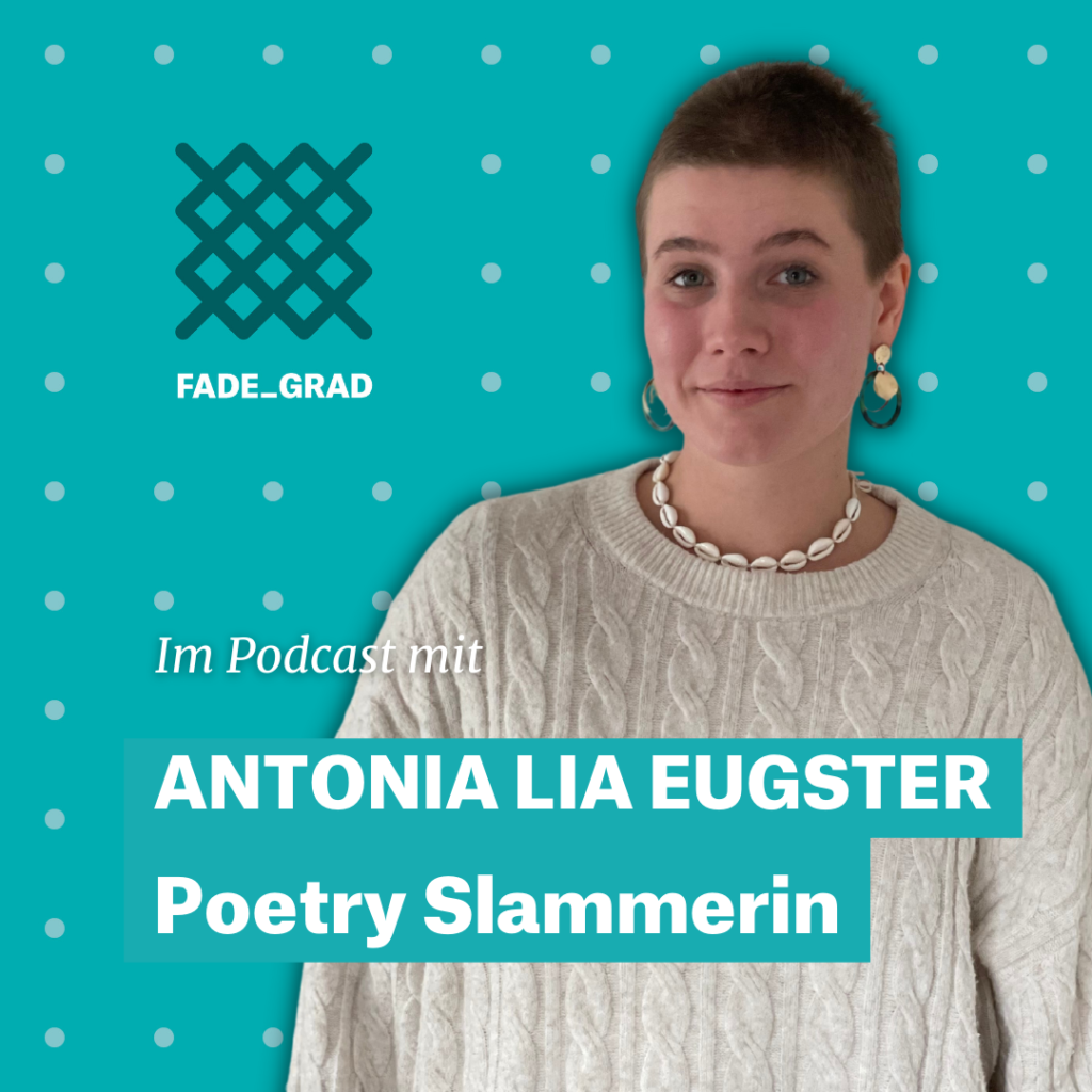 Poetry Slammerin Antonia Lia Eugster spricht im Fadegrad-Podcast über sexualisierte Gewalt.