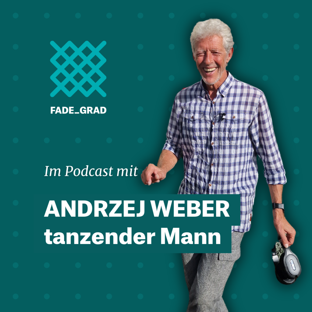 Andrzej Weber, der tanzende Mann von St.Gallen, spricht im Fadegrad-Podcast über sein Burn Out, Gefühle und die Kraft der Musik.
