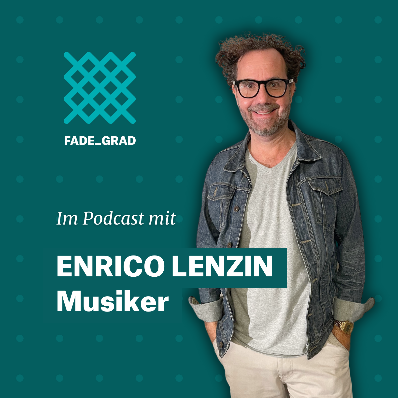 Enrico Lenzin ist Alphornkünstler und Drummer und zu Gast im Fadegrad-Podcast.